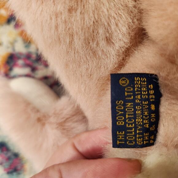 Adorable Boyds bear bunny - Vintage - Picture 6 of 8